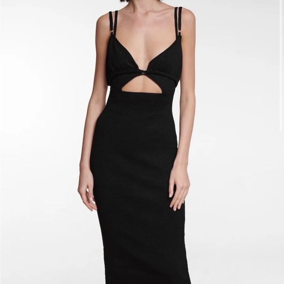 Jacquemus La Robe Pila linen midi Dress - 34 - Picture 3 of 5